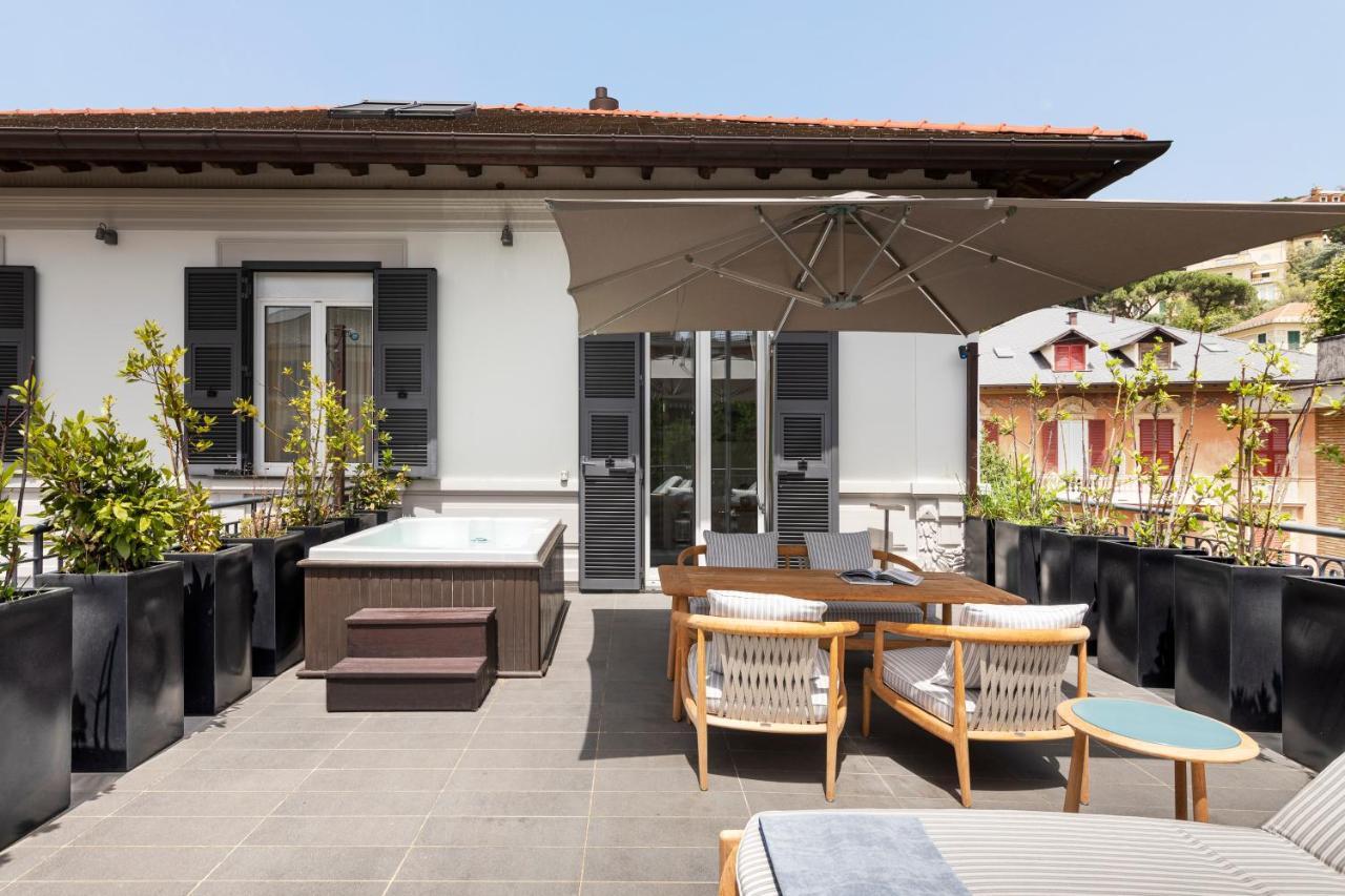Lhp Hotel Santa Margherita Palace & Spa Santa Margherita Ligure Bagian luar foto The rooftop terrace